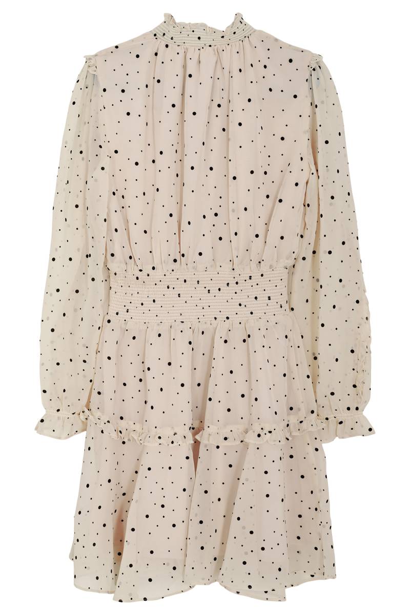 Designers Remix - G Denise Smock Dress Cream/Black Dots